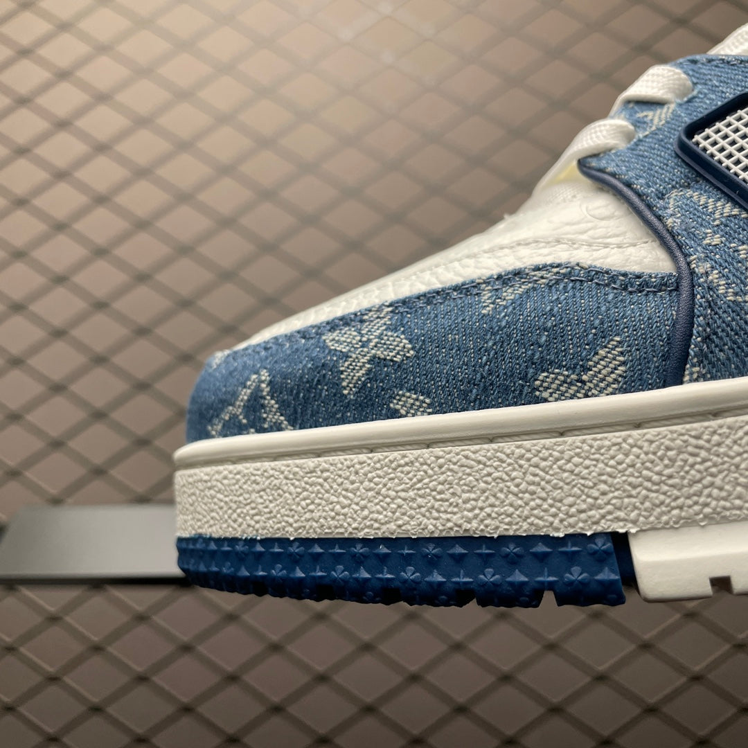 Louis Vuitton LV Trainer Denim Blue