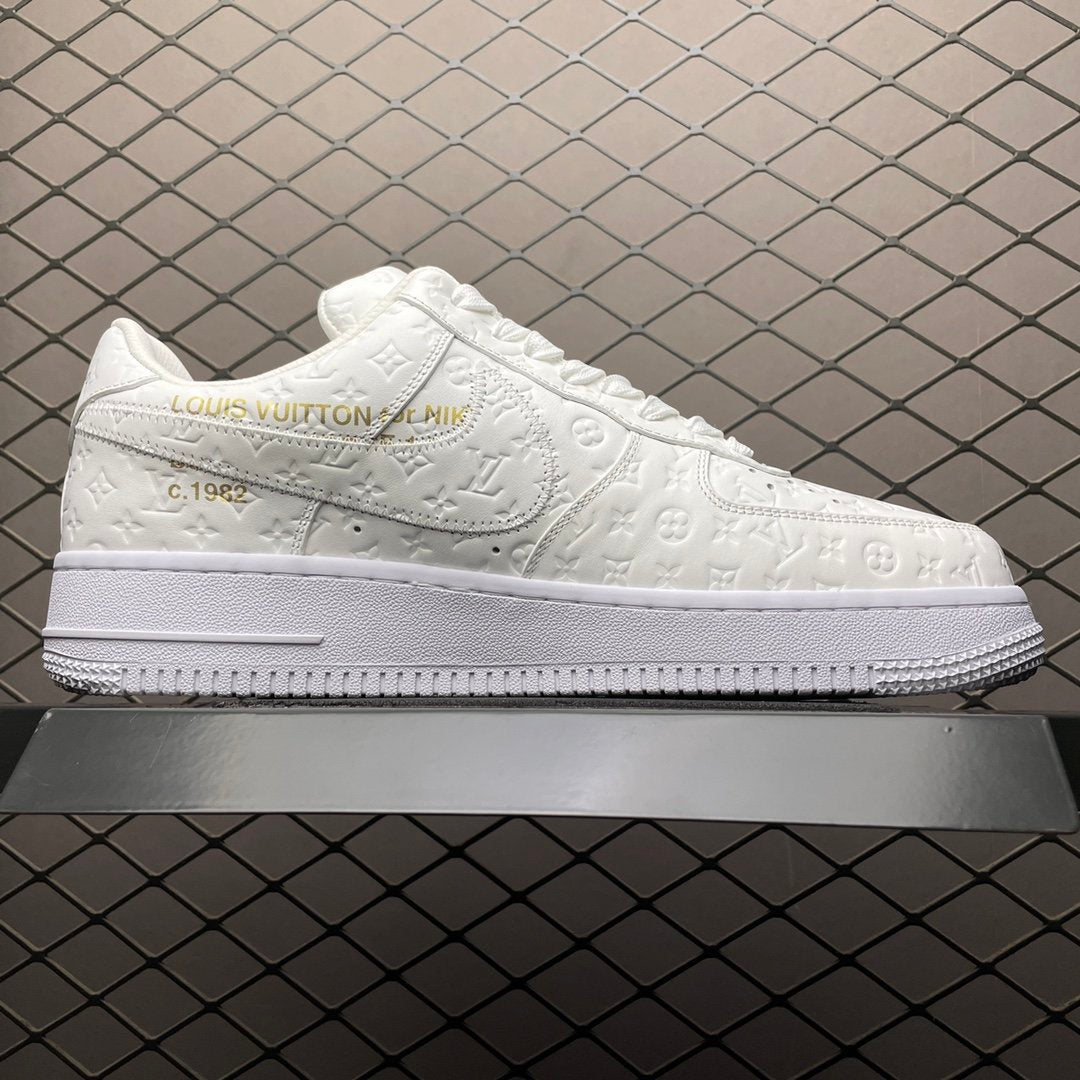 Louis Vuitton x Nike Air Force White