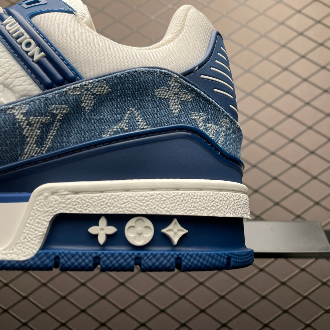 Louis Vuitton LV Trainer Denim Blue