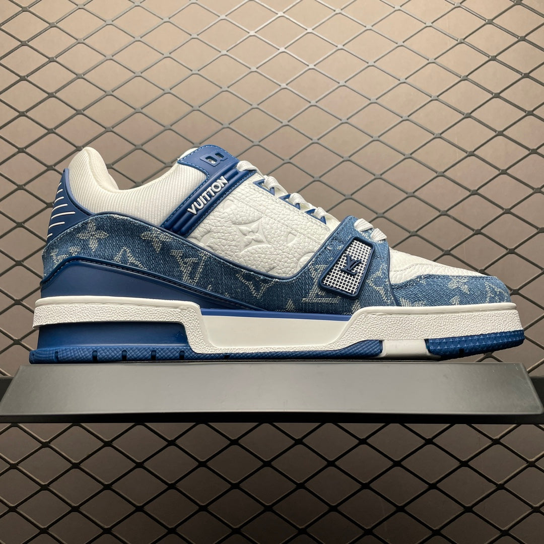 Louis Vuitton LV Trainer Denim Blue