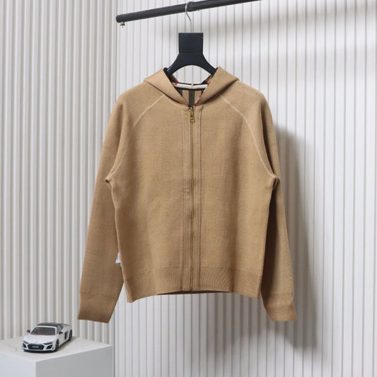 Burberry Reversible Zip Hoodie Archive Beige